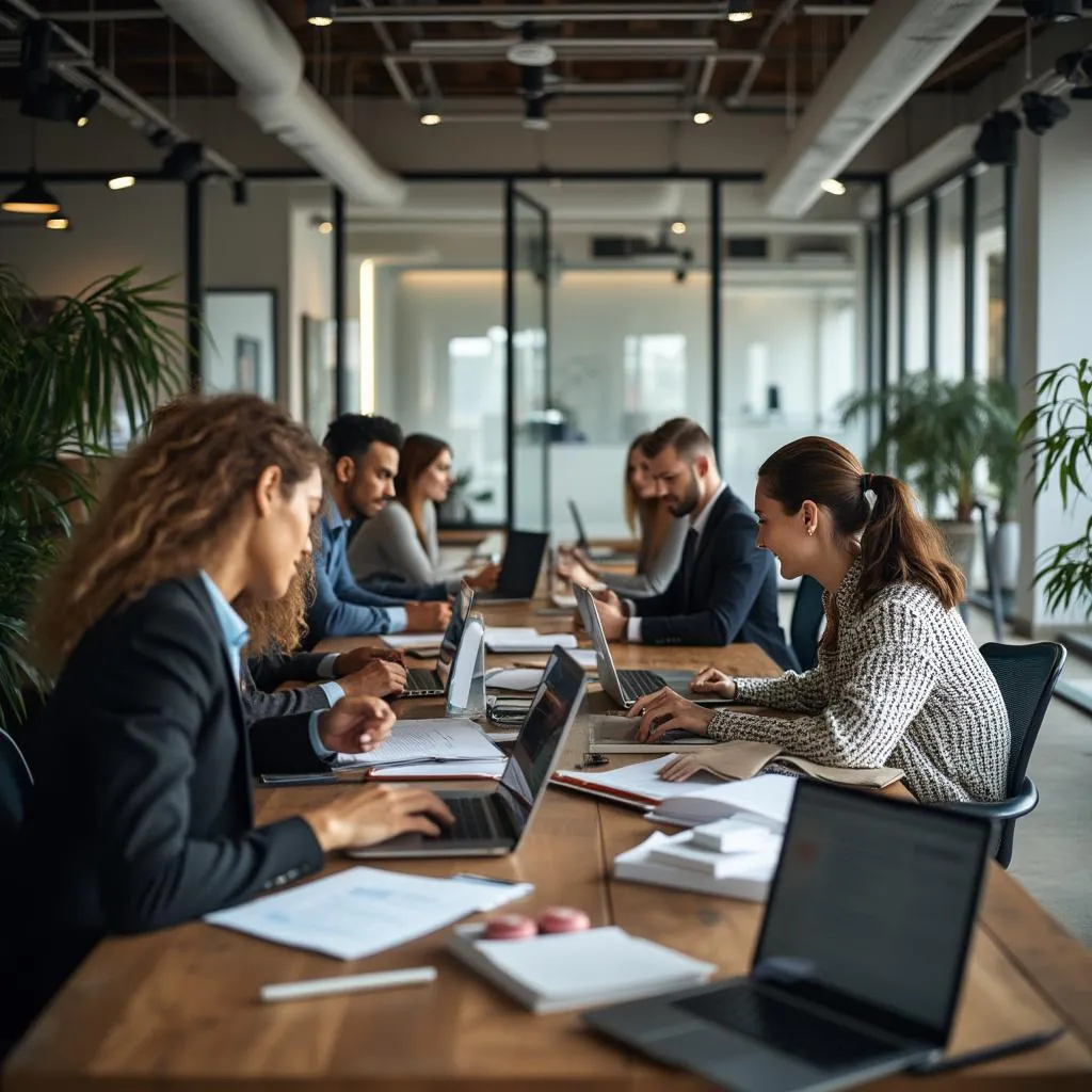 Il team di FormaCar Italia riunito in ufficio
